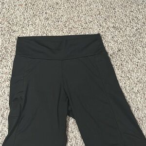 Black High-Waisted Biker Shorts